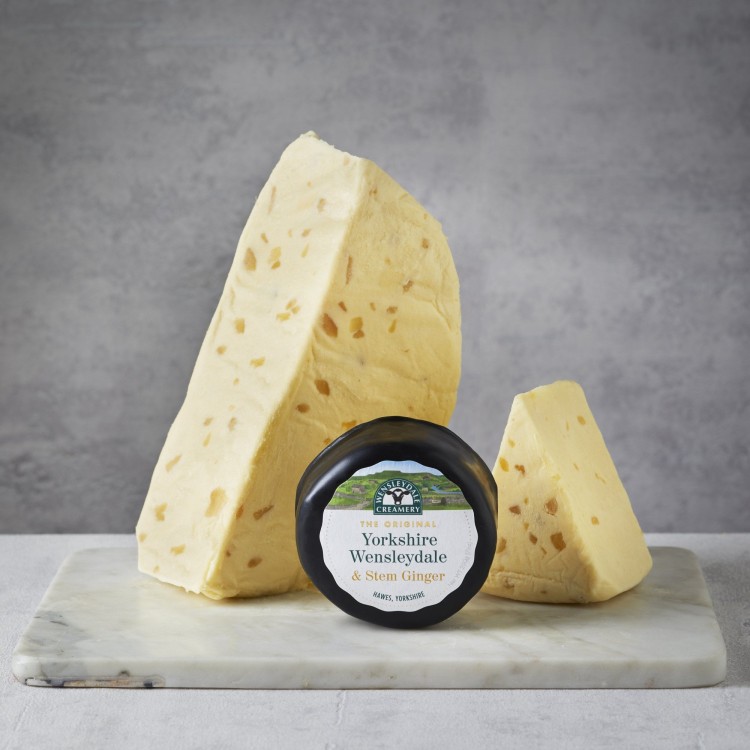 Yorkshire Wensleydale & Ginger - 200g Truckle