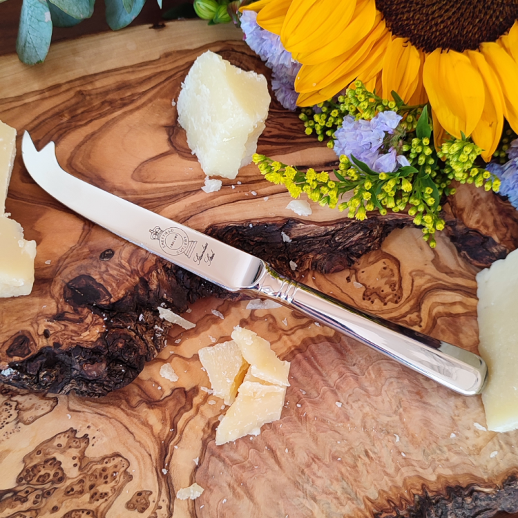 Handcrafted Stainless Steel Rattail Cheese Knife