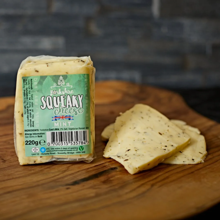 Yorkshire Squeaky Cheese Mint - 6x 220g