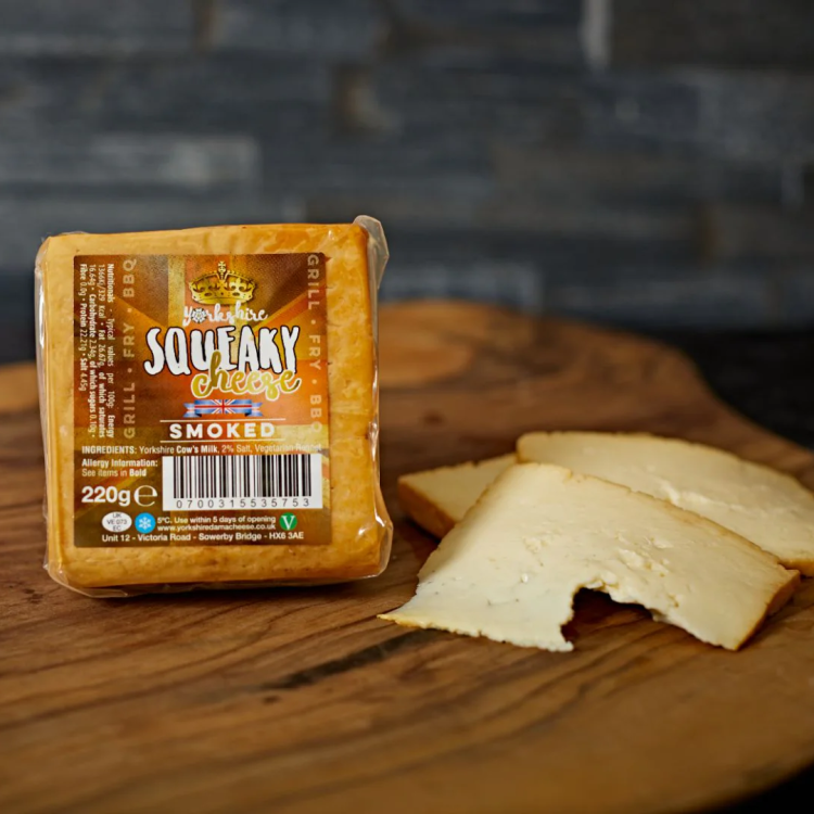 Yorkshire Squeaky Cheese Smoked - 6x 220g