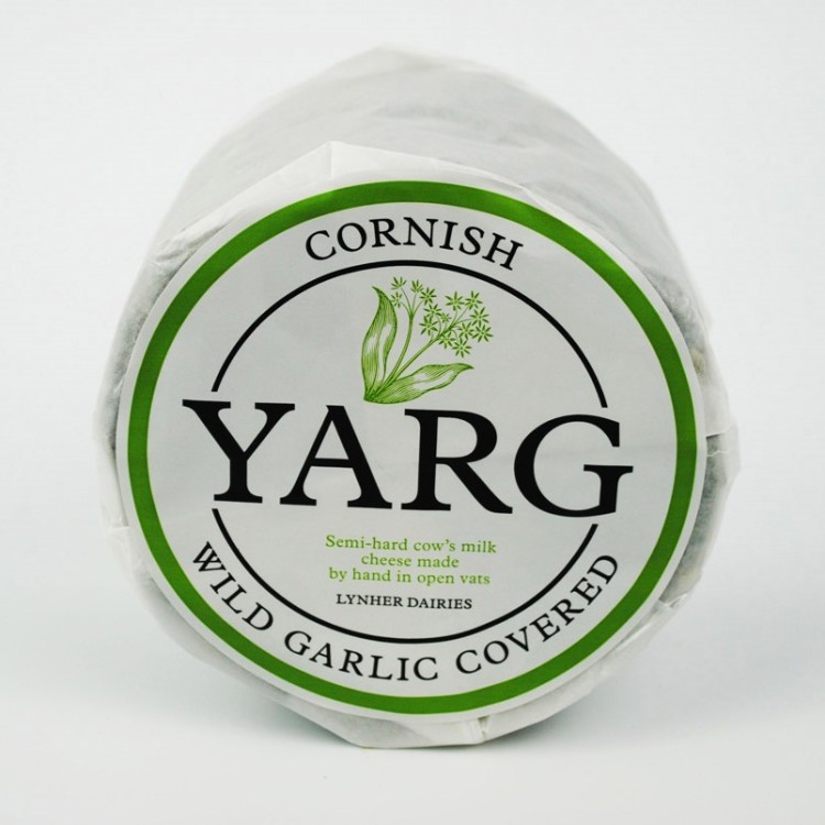 Lynher Dairies Cheese Co. Cornish Yarg Garlic