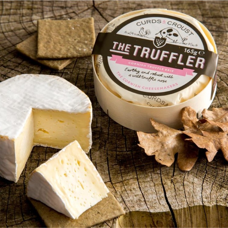 Curds & Croust 'The Truffler' Cornish Truffled Brie