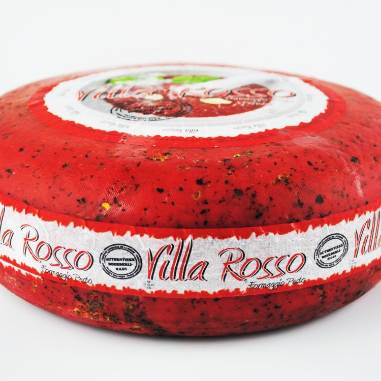 Dutch Gouda - 'Villa Rosso' (Red pesto, Fenugreek & Italian herbs)