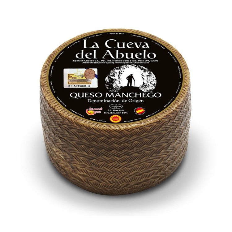 Manchego DOP/PDO 'Semi-Cured'/'Semi-Curado' - 1kg