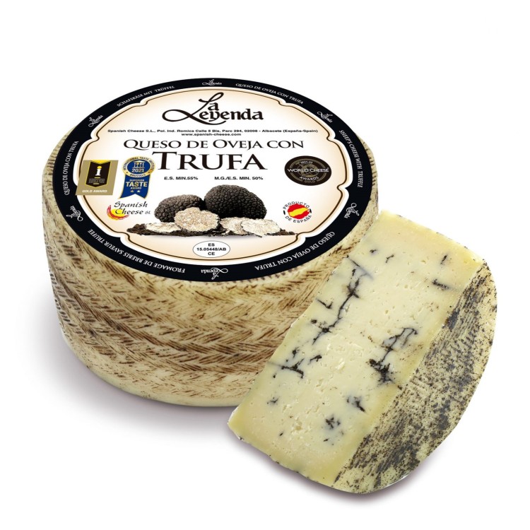 Manchego-style Pure Sheep Cheese with Truffle