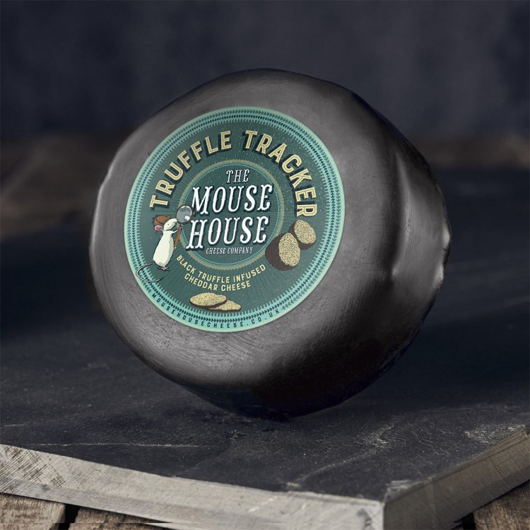 The Mouse House The Truffle Tracker Black Truffle Cheddar - 6x 150g