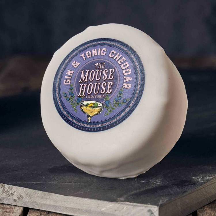The Mouse House Gin & Tonic Cheddar – 200g