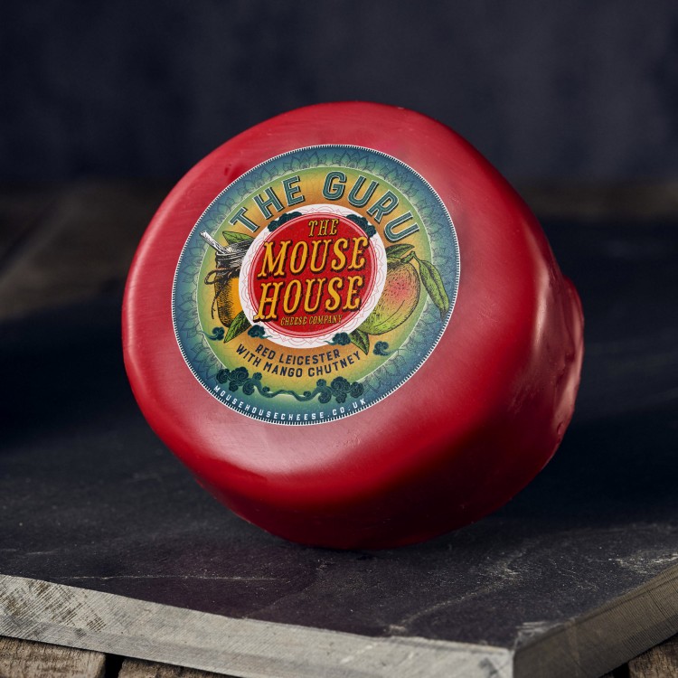 The Mouse House 'The Guru' (Red Leicester With Mango Chutney) - 200g